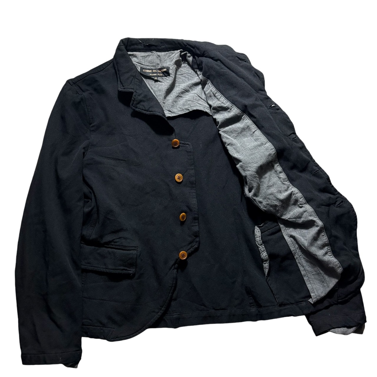 2004AW COMME des GARCONS HOMME PLUS fulling polyester tailored jacket