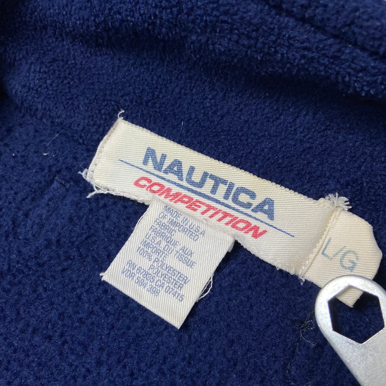 90年代 USA製 NAUTICA COMPETITION ノーティカ ハーフジップ フリース