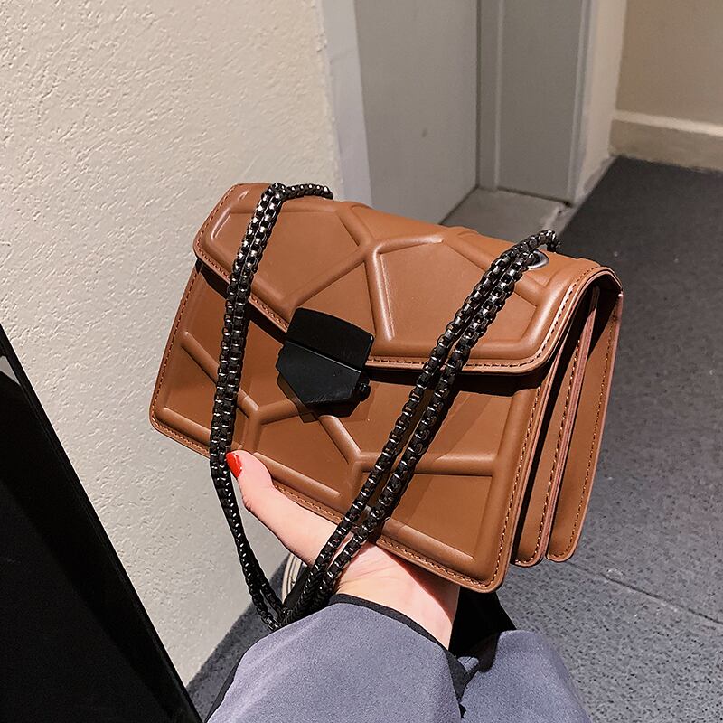 チェーン オータム 秋物 スクウェア メッセンジャーバッグ 手作りハンドバック59562070810