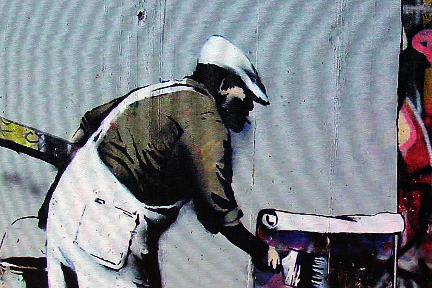 バンクシー「リージェンツ カナル壁画/Regent's Canal Mural」展示用