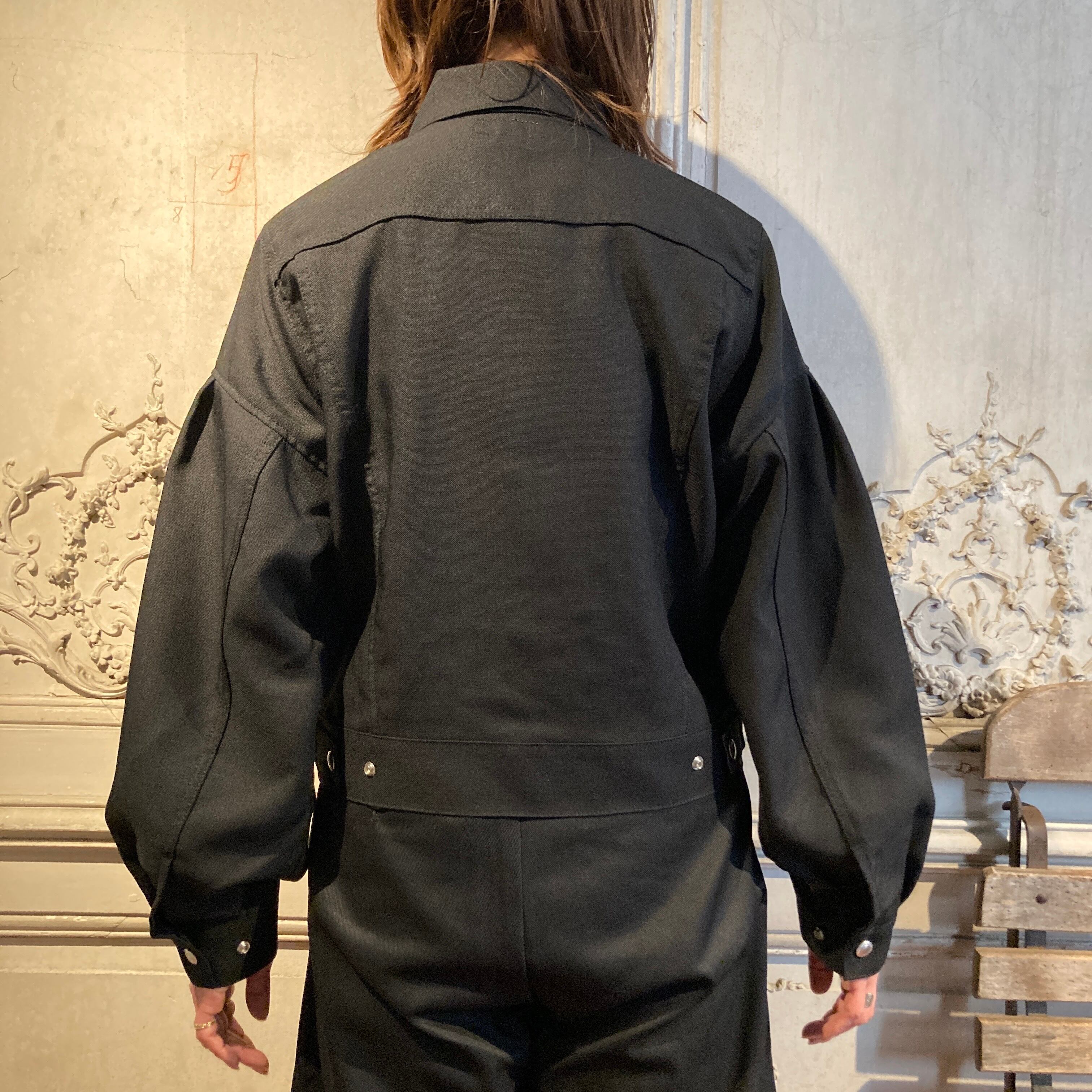 HYKE【ハイク】 OXFORD BALLOON SLEEVE JACKET TYPE3 / REGULAR FIT