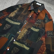 tapestry pattern shirt