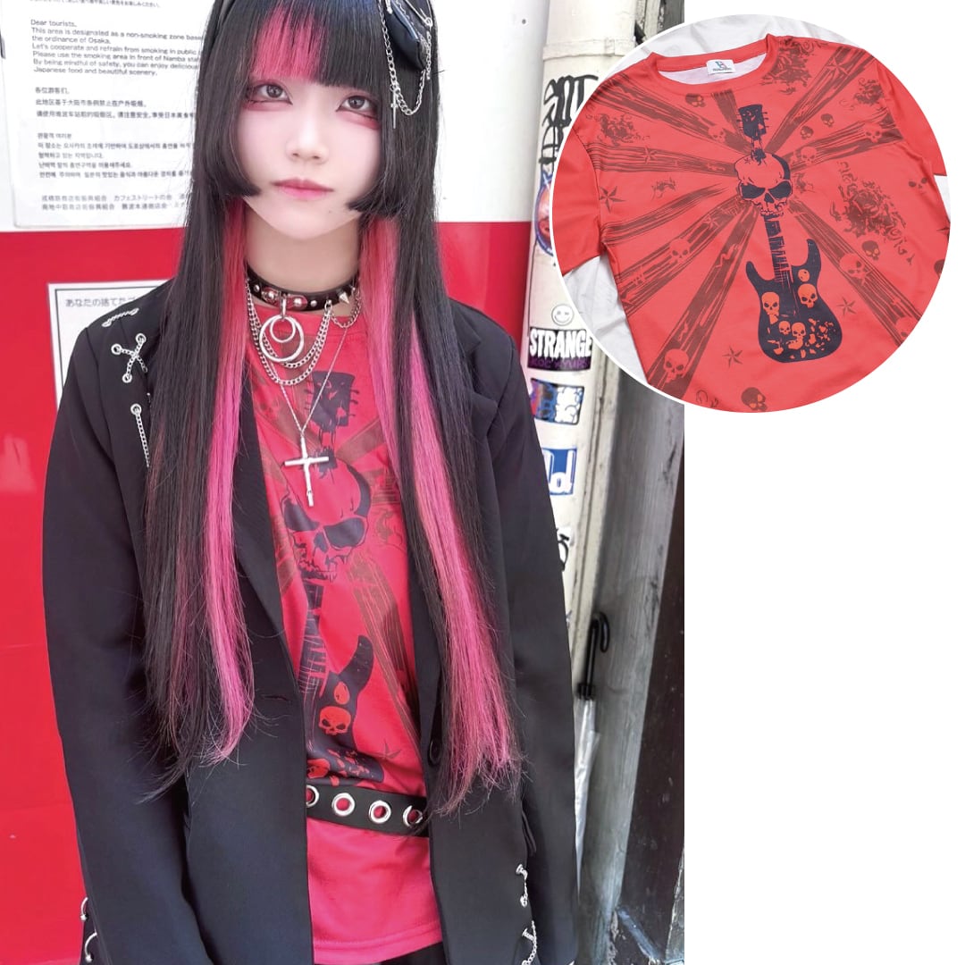 50%OFF】PUNK Tシャツ(RED) | VOLCAN&APHRODITE 公式通販
