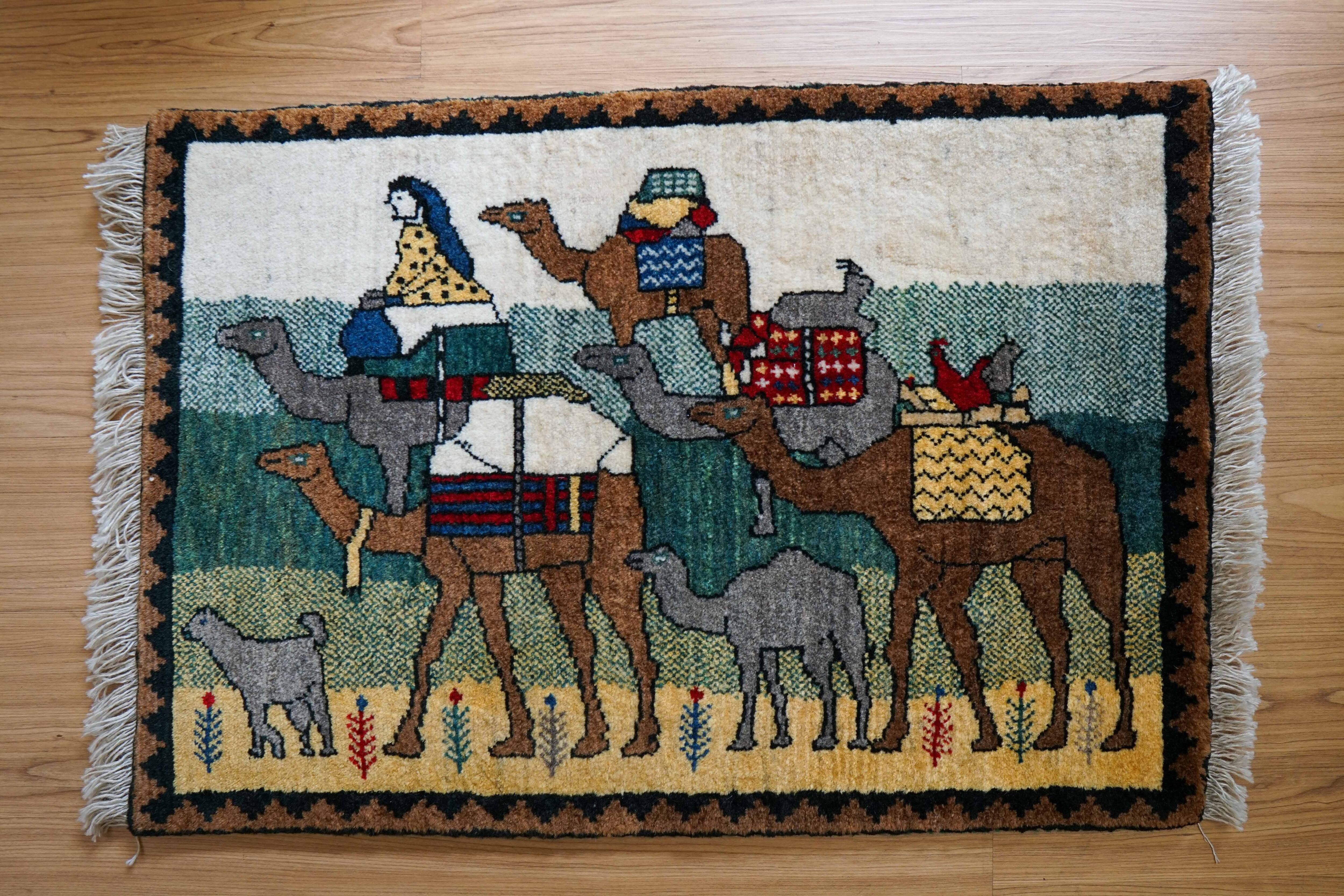 ペルシャ手織りギャッベ アマレ族130×80cm | Decorworks