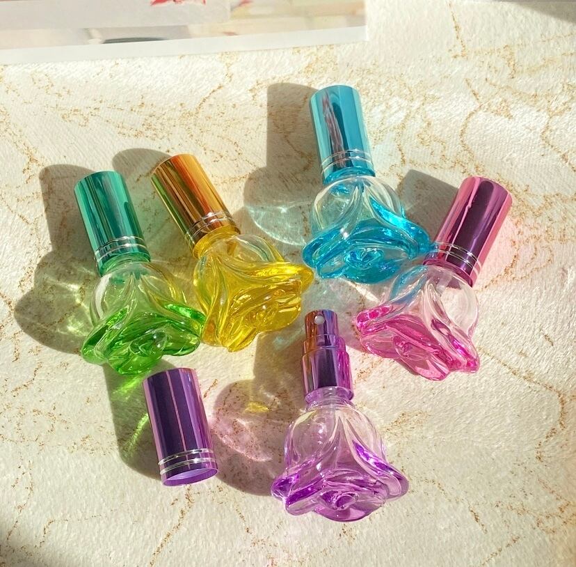ローズカット スプレーボトル】10ml 1本 5カラー 紫 水色 イエロー