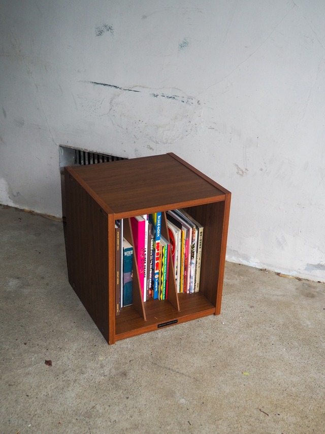 cbs sony record wooden box