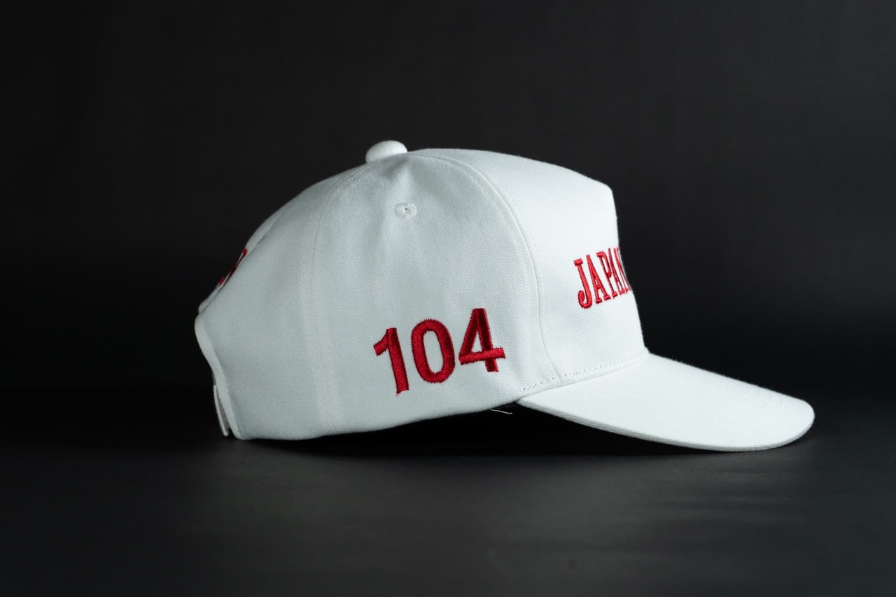 Japan is back キャップ　ホワイト