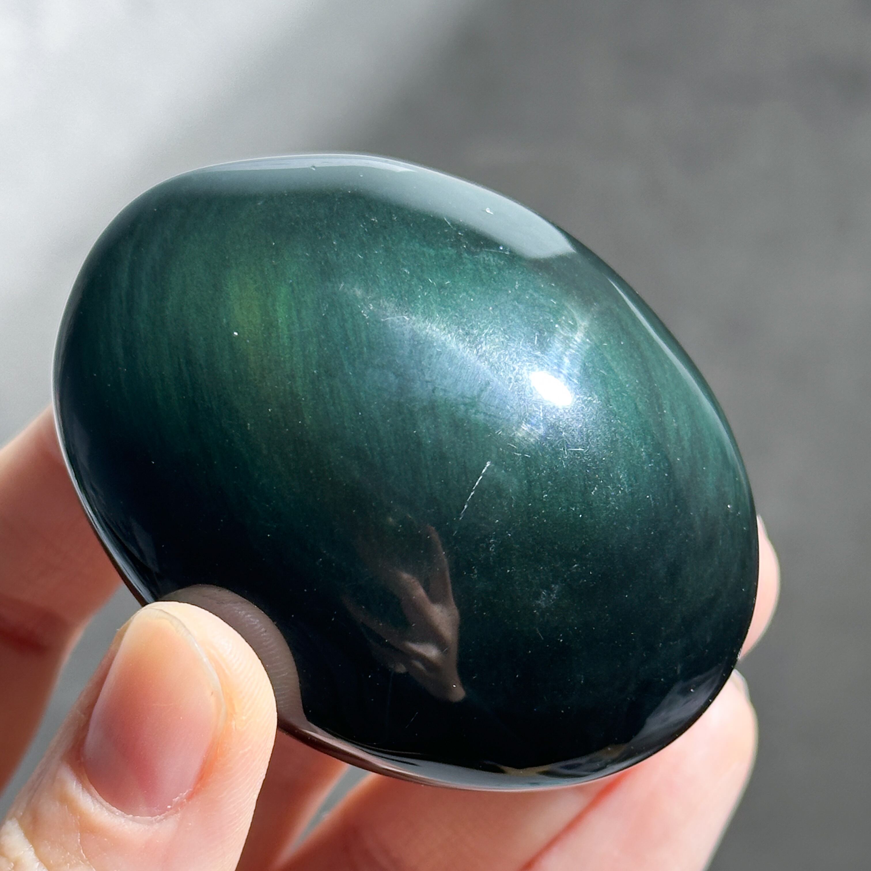 レインボーオブシディアン パーム61◇ Rainbow Obsidian ◇天然石