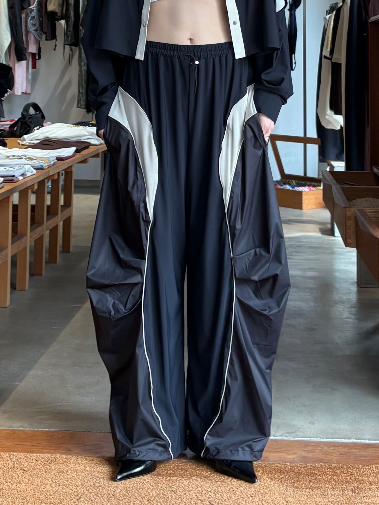 【26SS】THINGS THAT MATTER シングスザットマター / パンツ / MESH BLOCKING STRETCH EASY PANTS - 5