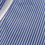 GLENOVER グレンオーバー ストライプ BD 長袖 ドレスシャツ サイズ L /ホワイト×ブルー/メンズ