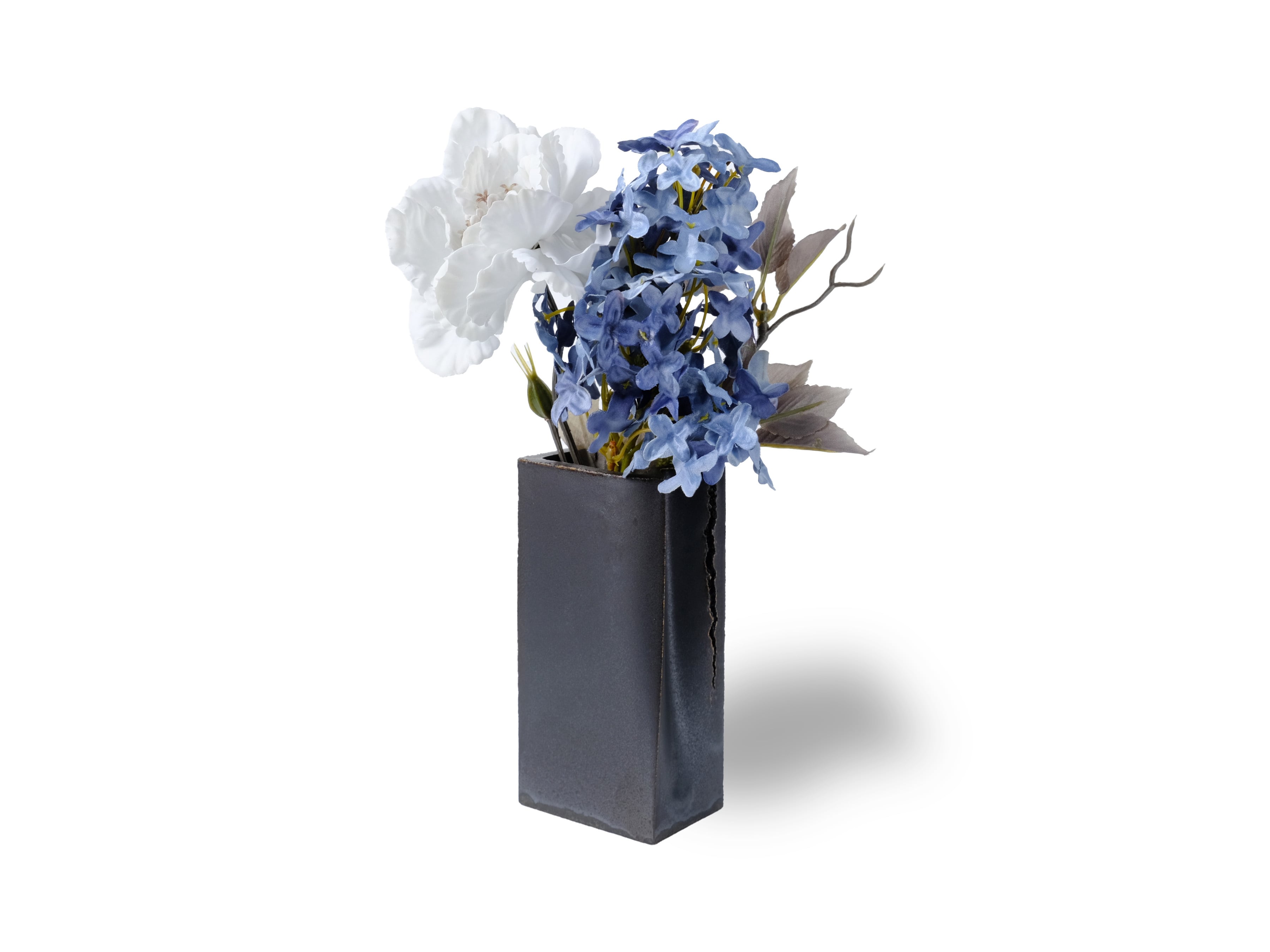 ウェッジウッド クレメンタイン ブルー 花柄 花瓶 フラワーベース