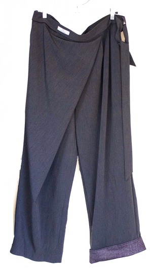 Tuck Combination Wide Pants