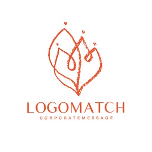 咲き誇る心のロゴ
