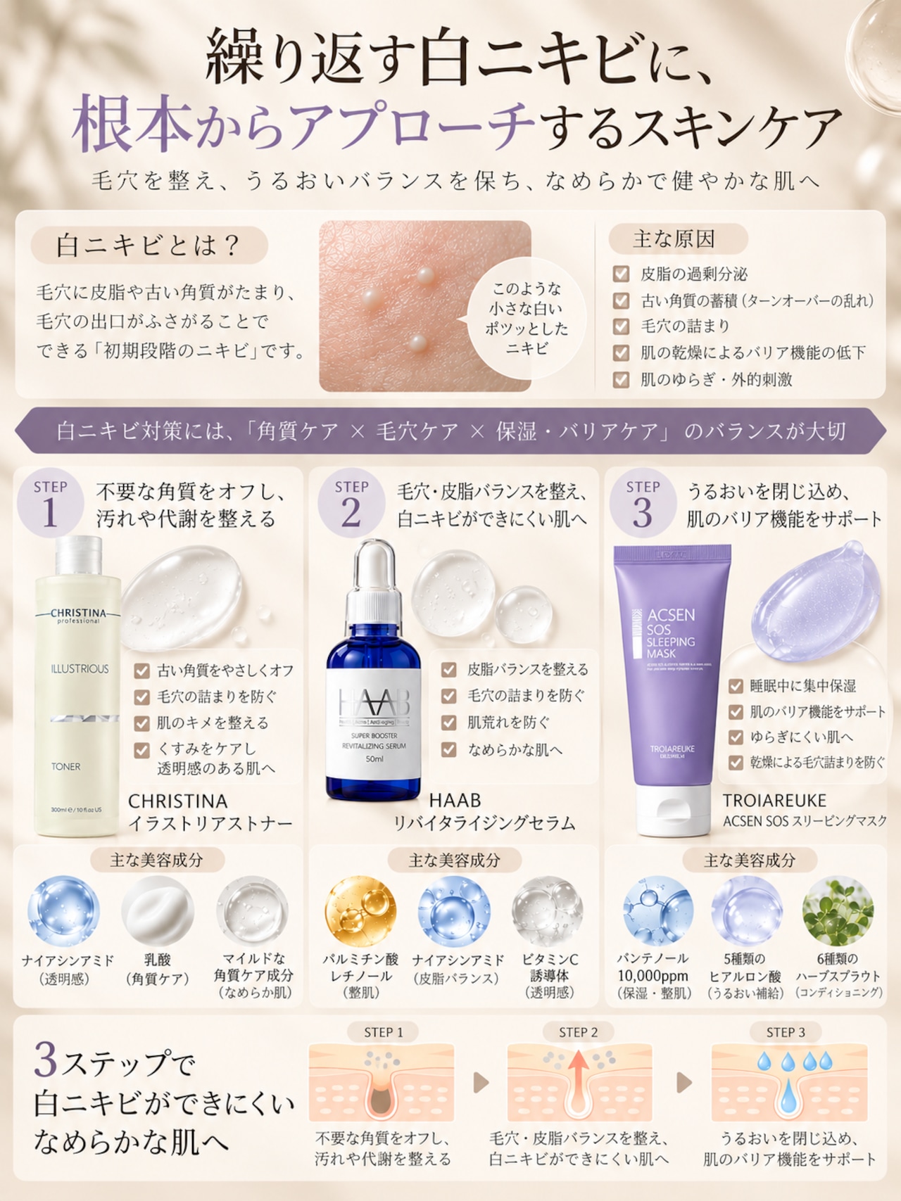 【ヨメック推し】白ニキビ撃退セット
