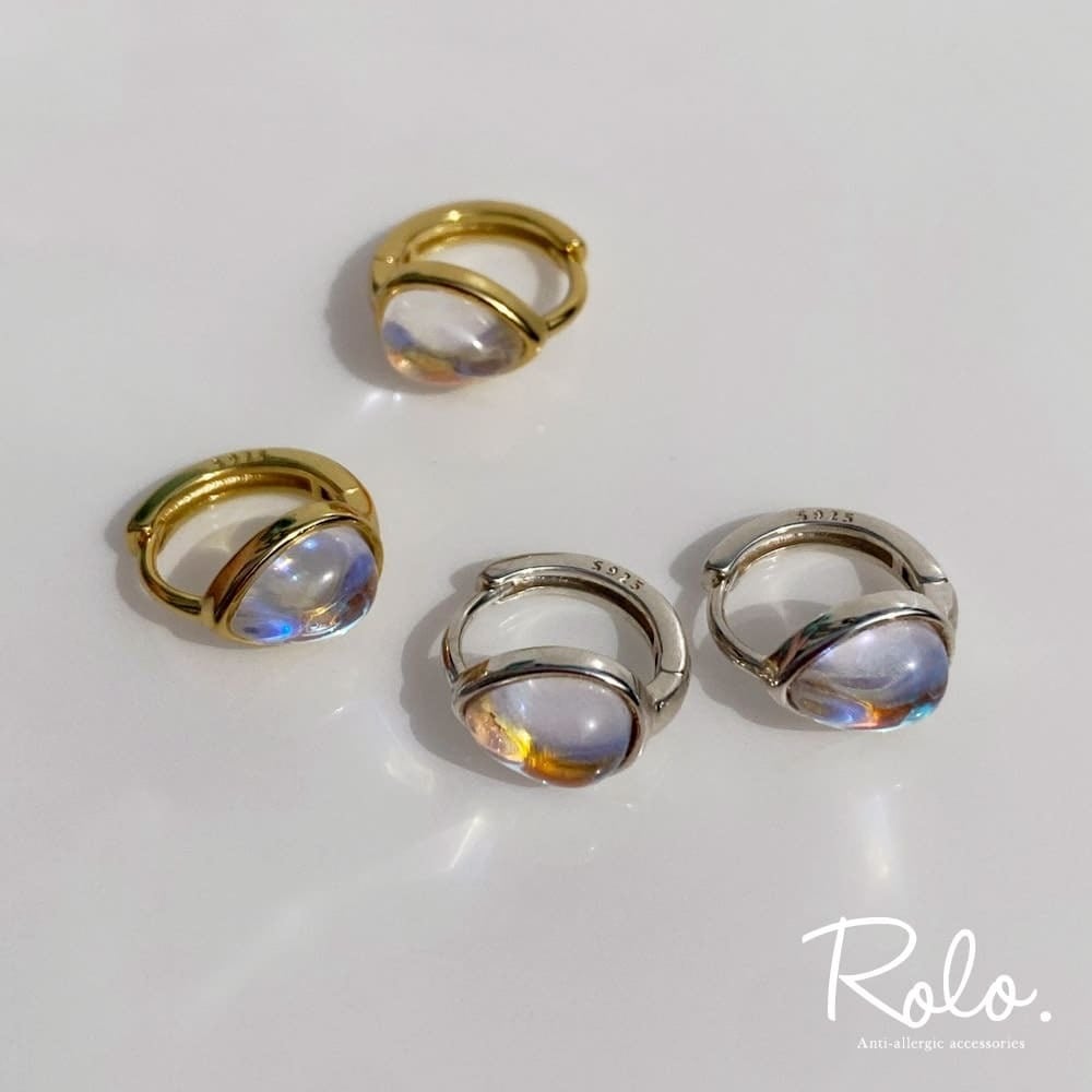 オーロラドロップピアス シルバー925 | Roloshop BASE店