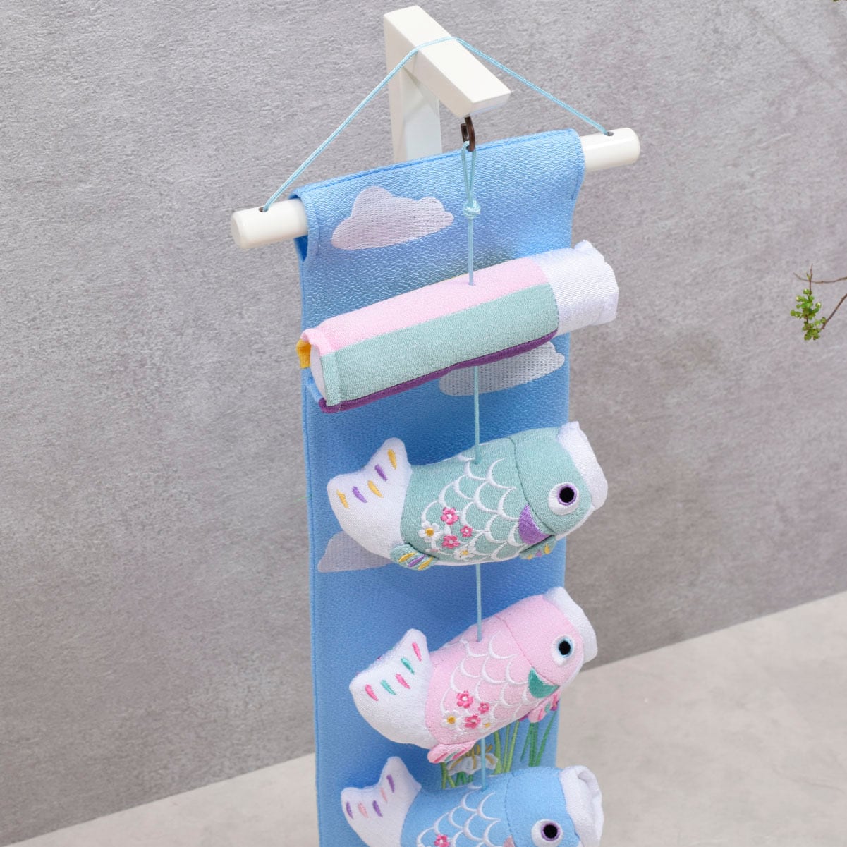 つるし鯉のぼり 鯉のつるし飾り【SORA】コンパクト｜おしゃれ｜モダン｜今どき