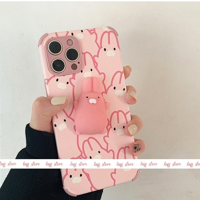 iPhoneケース 立体 ウサギ ぷにぷに 12 12Pro 12ProMAX 12mini iPhone7