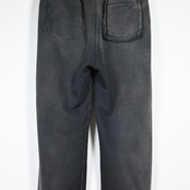 BOWWOW / WEATHERED SWEAT PANTS - BLACK