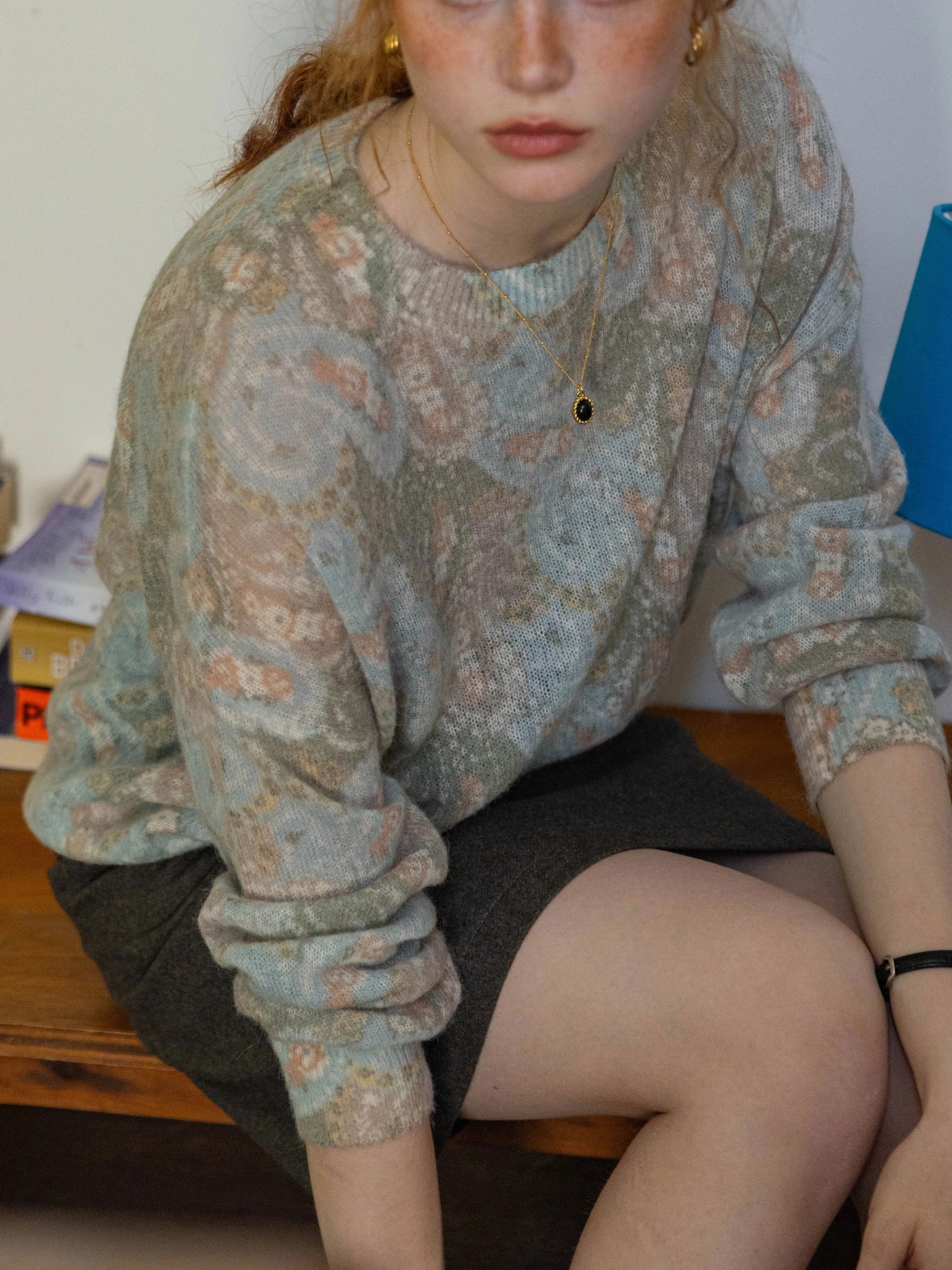 Brume Paisley Alpaca Knit F0811