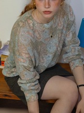 Brume Paisley Alpaca Knit F0811