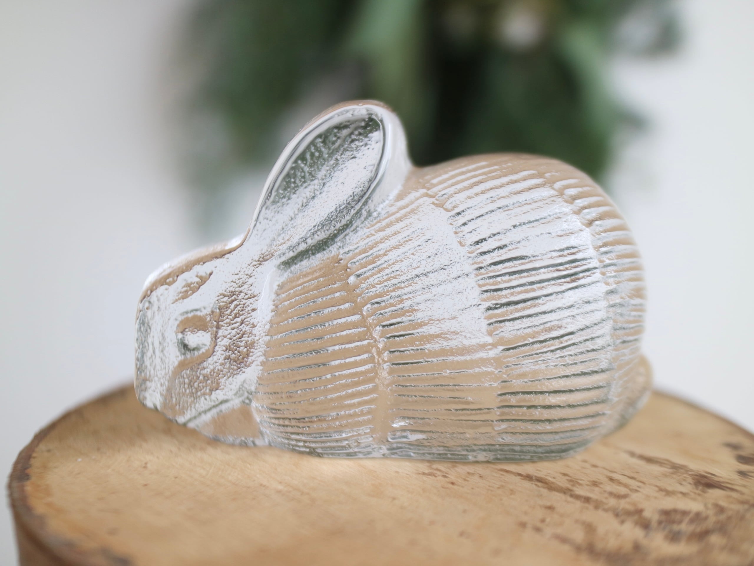 ROYAL KRONA / Lisa Larson / ガラスのオブジェ うさぎ No.5368