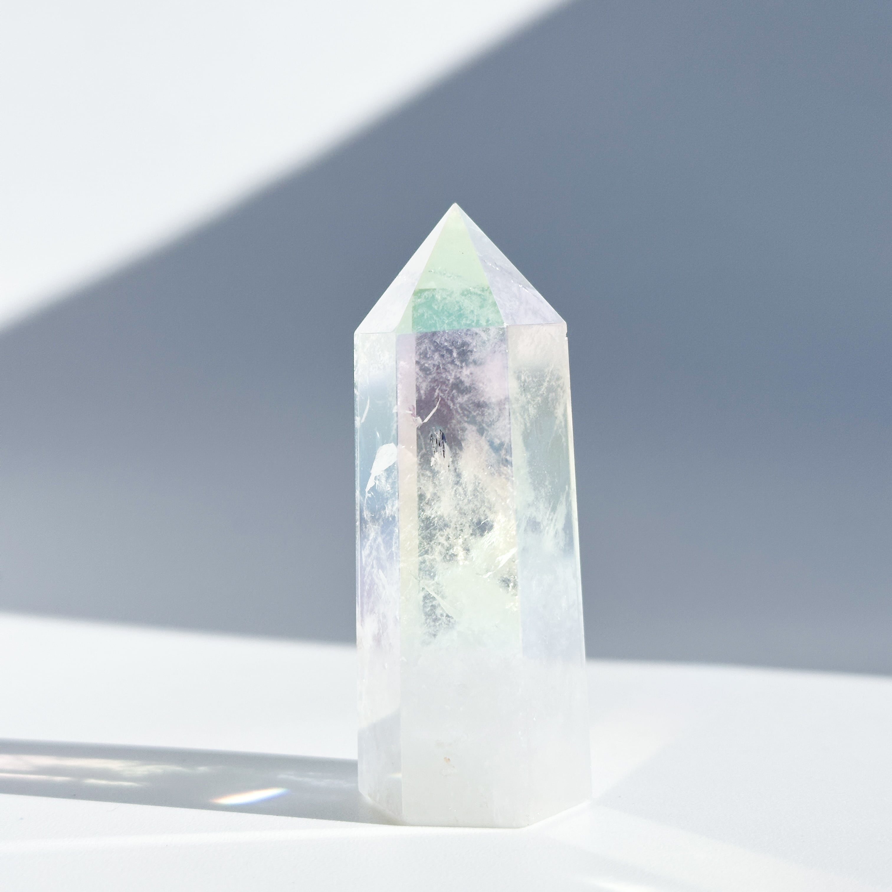 透明感◎エンジェルオーラクォーツ タワー84◇ Angel Aura Quartz