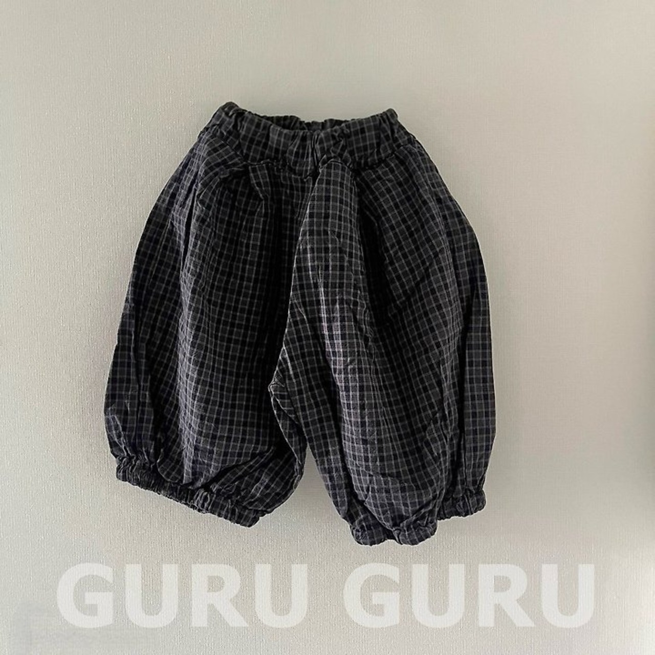韓国子供服 / 26Autumn / 〖取寄〗guruguru / チェックパンツ / ベビー服 *1号~6号*