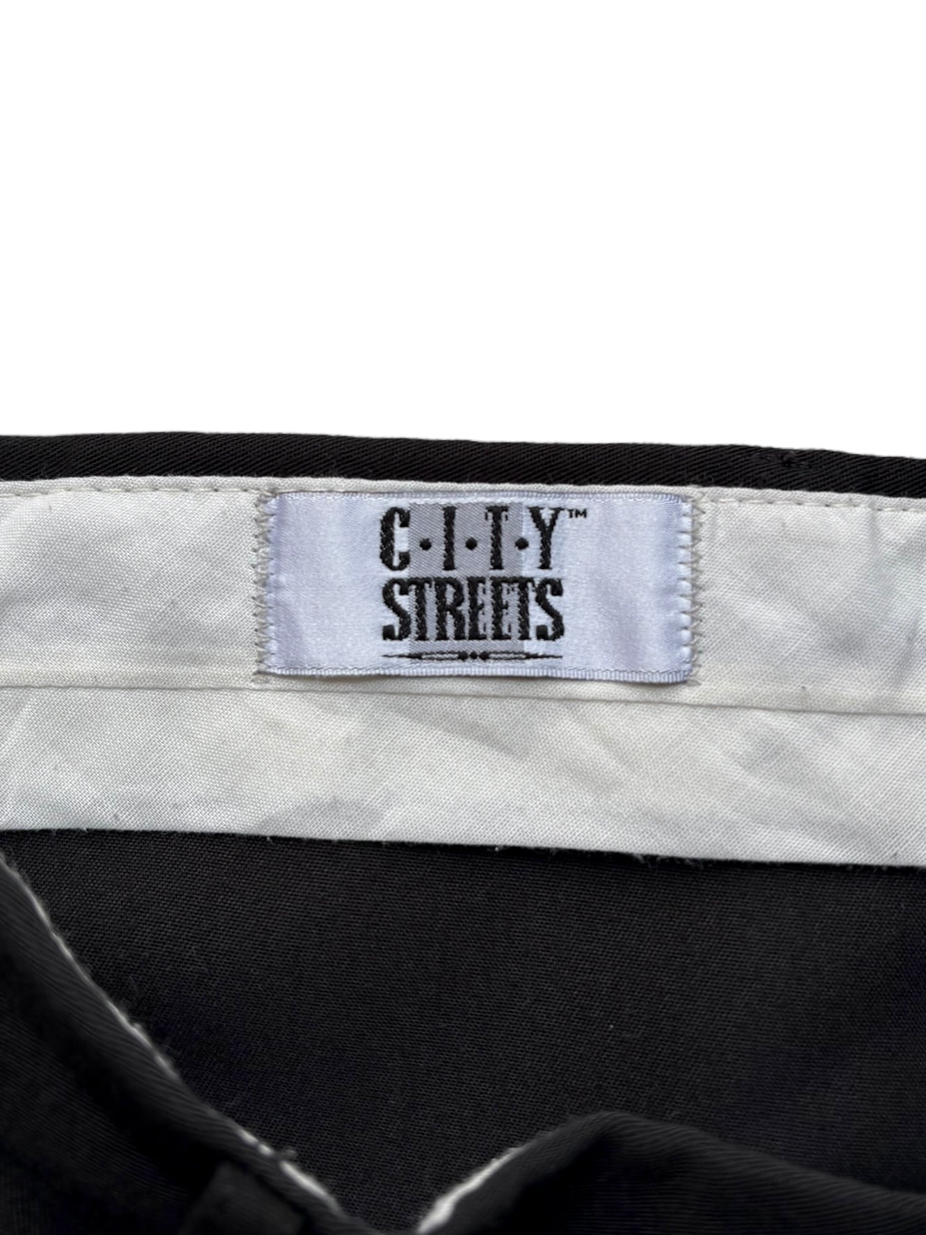 90's “CITY STREETS” 3tuck Rayon Slacks | FRISKY 古着屋 中目黒