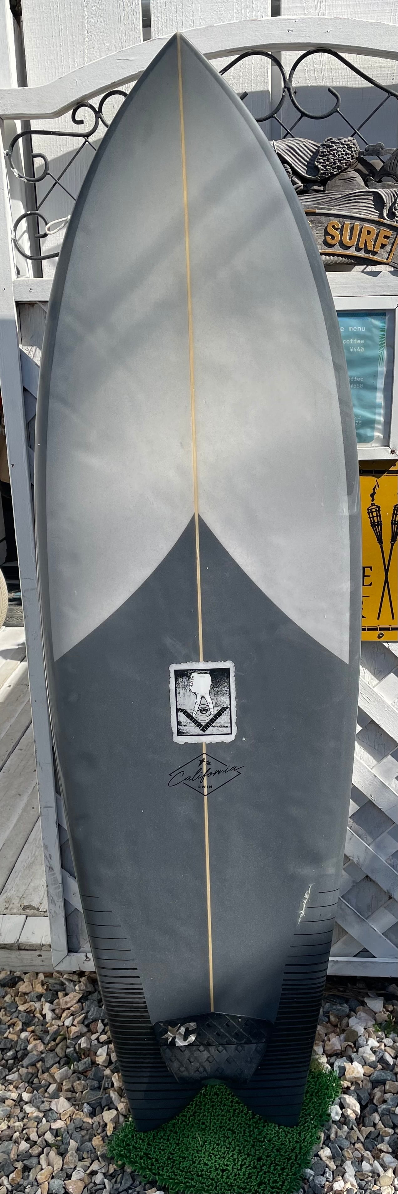 ASBワイドショートボード5'8PUティント仕上げ | KAISERS SURF