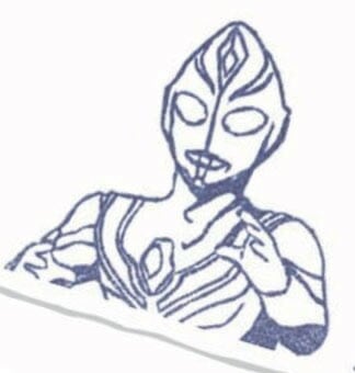 そえぶみ箋 ウルトラマン （ウルトラマンティガ・ウルトラマンダイナ