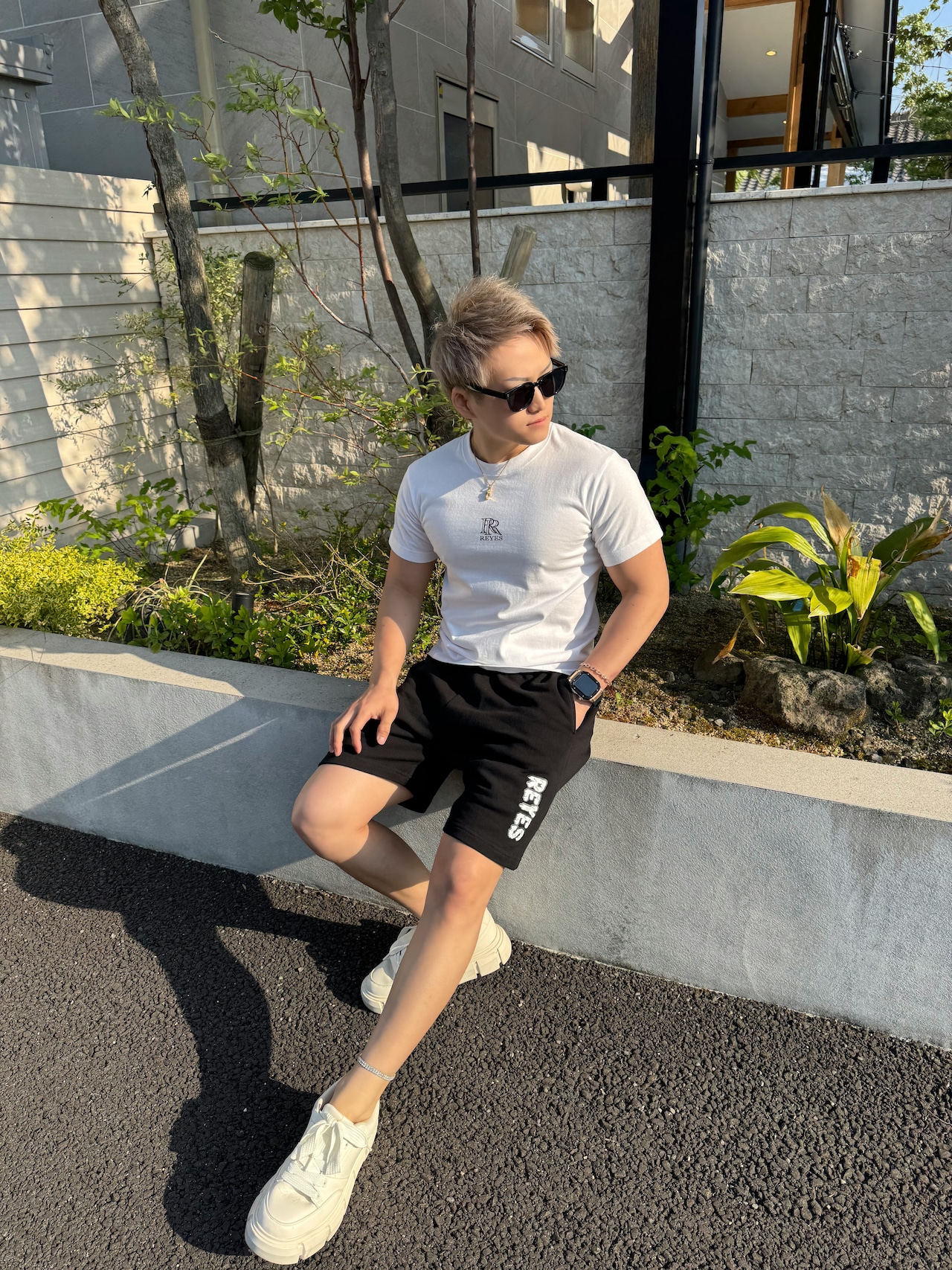 REYES LUXURY T-shirt 【ホワイト】