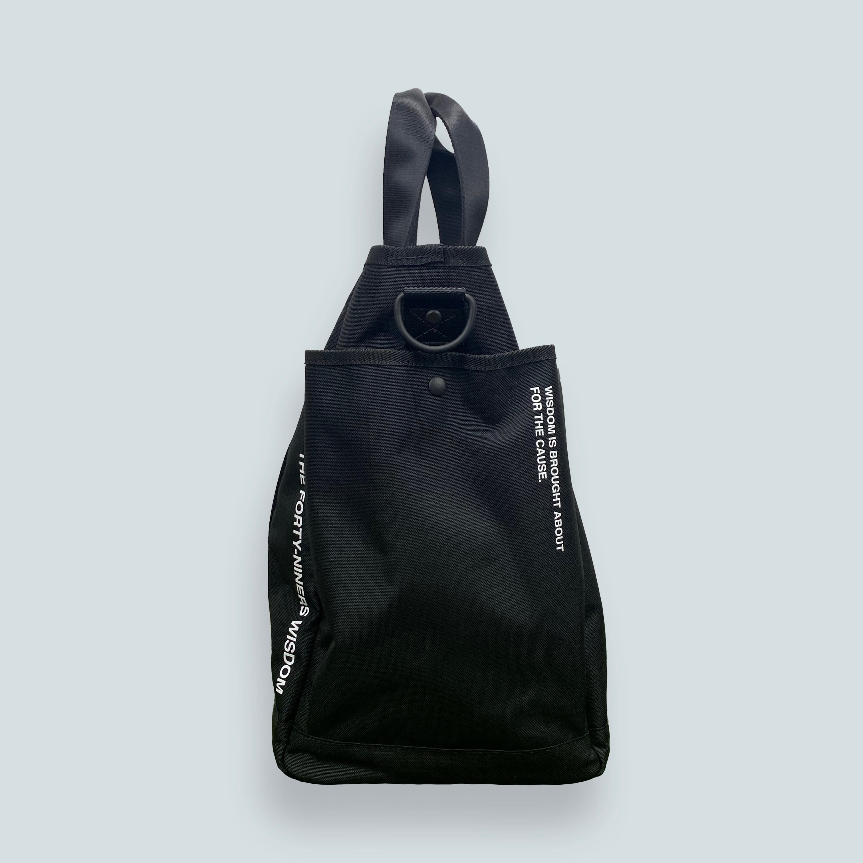 TFW49】NYLON TOTE BAG（BLACK） | Sandy GOLF