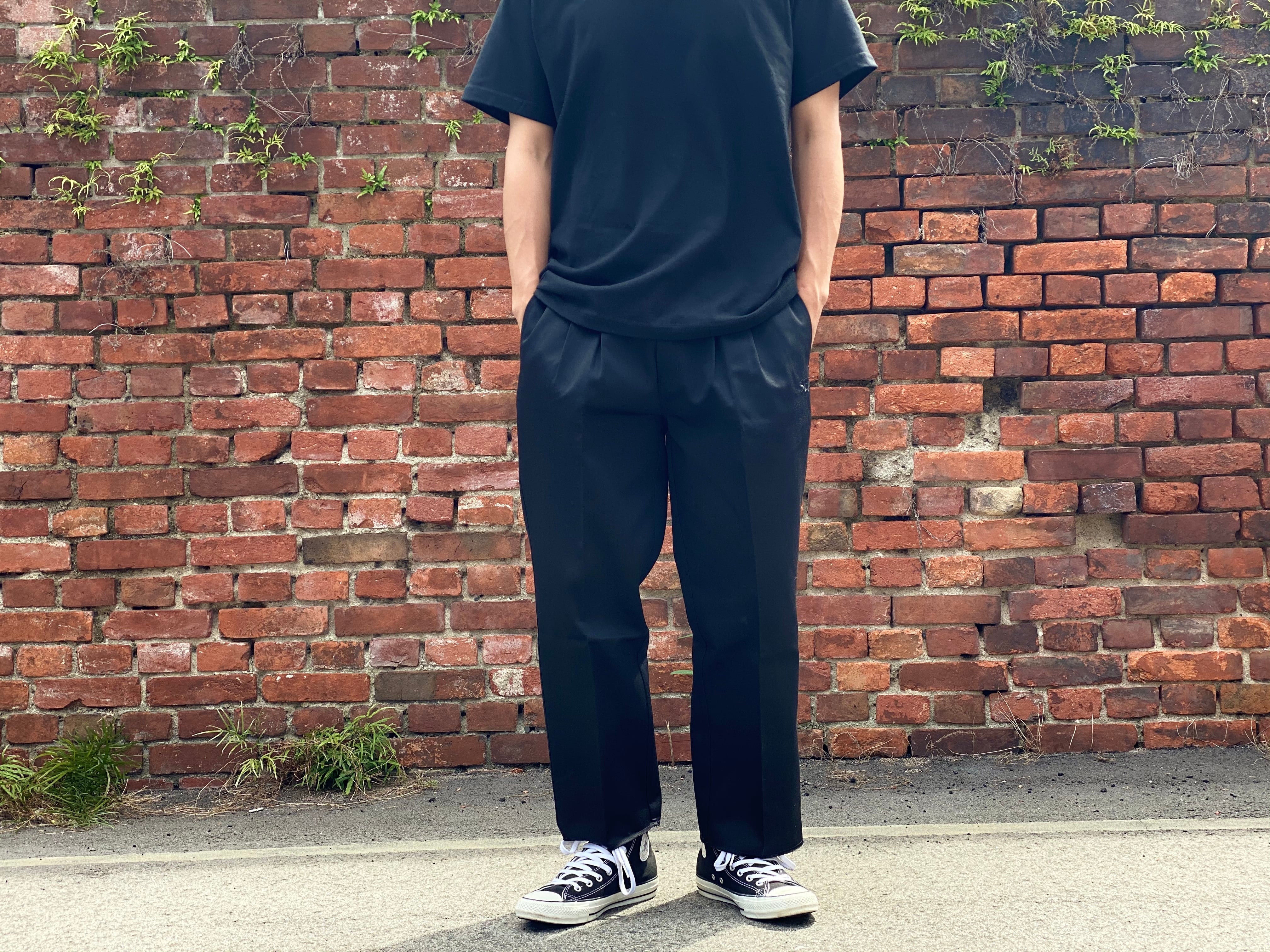 WDS × DICKIES 2TUCK TROUSERS﻿ / BLACK