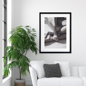 Nude｜モノクロームで女性の美を表現したモダンフォトアートポスター｜上質で洗練された空間を演出するインテリアに最適A3ポスター