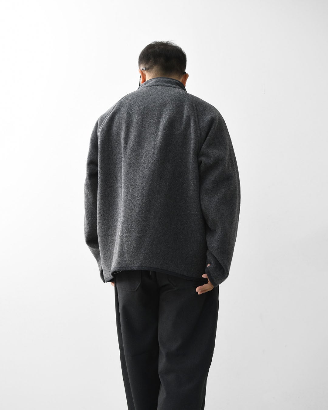 DANTON [ダントン] M WOOL LIGHT PILE STANDCOLLAR JACKET [DT