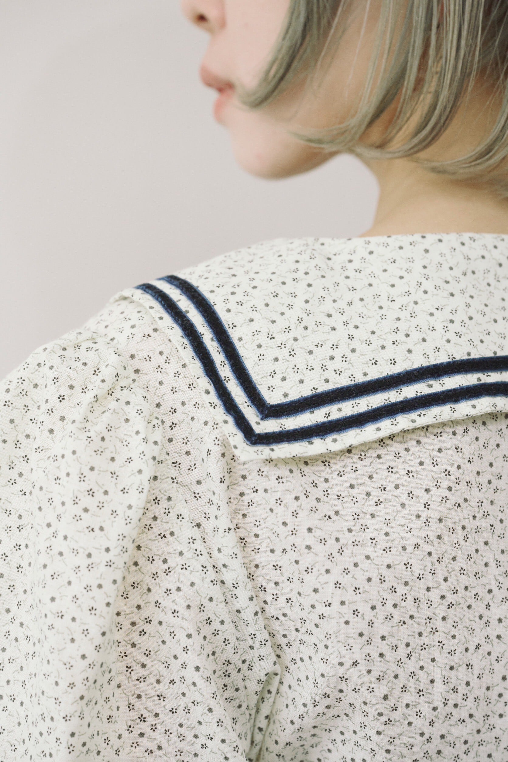 Lily sailor rompers/multi | papier.official