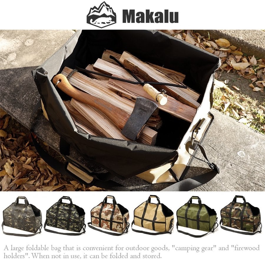 薪バッグ 薪ケース 防水 帆布 大容量 ツールバック キャンプ パラフィン加工 大容量 ツールバック キャンプ パラフィン加工 薪バッグ 薪