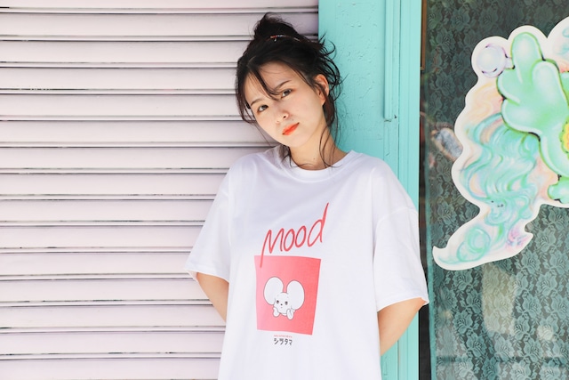 何気ないねずみ / シラタマ・Tシャツ【PINK Mood】