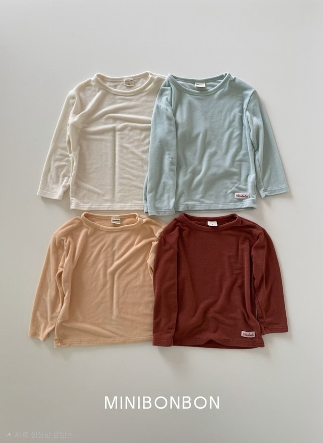 【取寄】minibonbon|soft tee|ソフトTシャツ|XS-JL|kids&jr|26 autumn