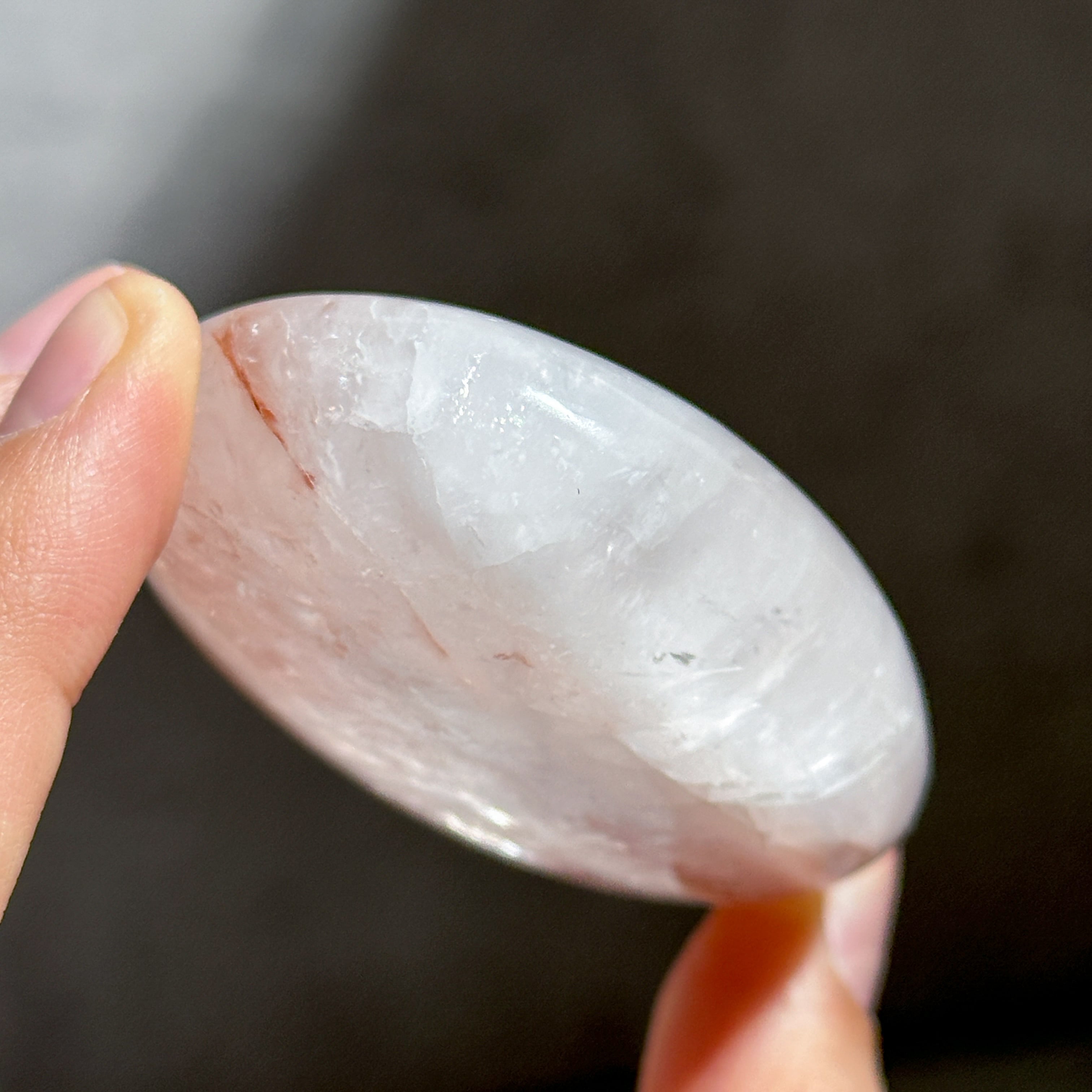 レッドヘマタイトクォーツ パームストーン15◇Red Hematite Quartz