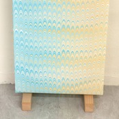 セオアルファ「月と地球のような墨流し〜arrange〜日差し〜」〜浴衣・夏着物・単衣