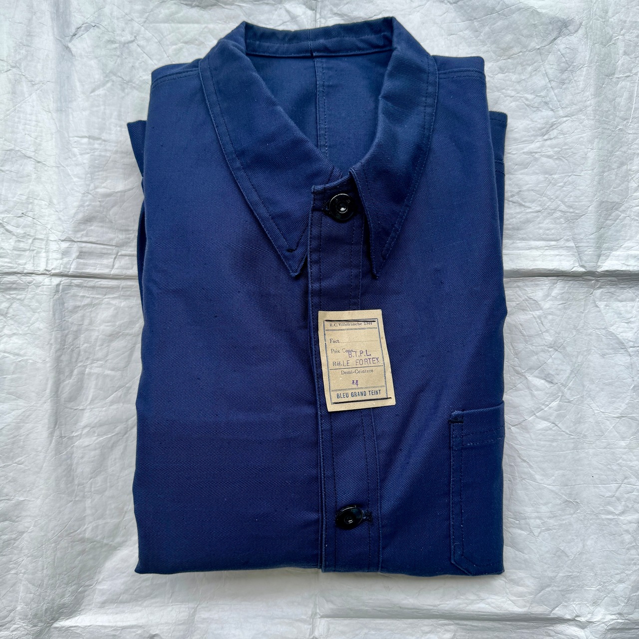 Le Fortex フレンチワークジャケット メタルボタン 40s
