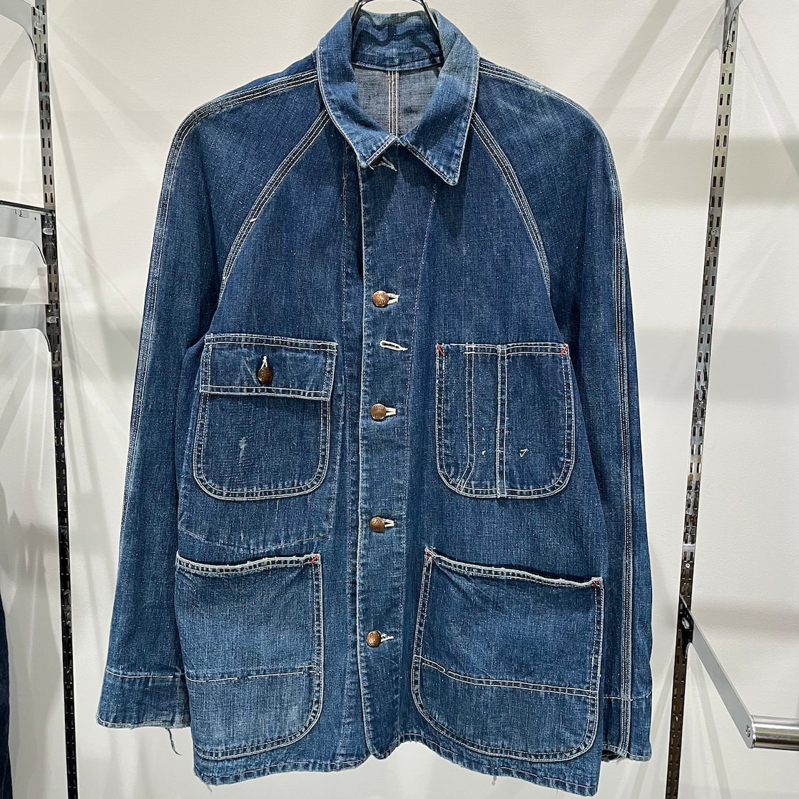 50s PAYDAY Denim Coverall 38位 50年代 ペイデイ デニム カバーオール  