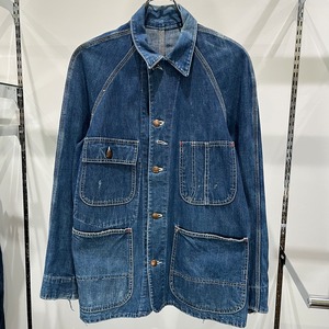 50s PAYDAY Denim Coverall 38位 50年代 ペイデイ デニム カバーオール ラグランスリーブ