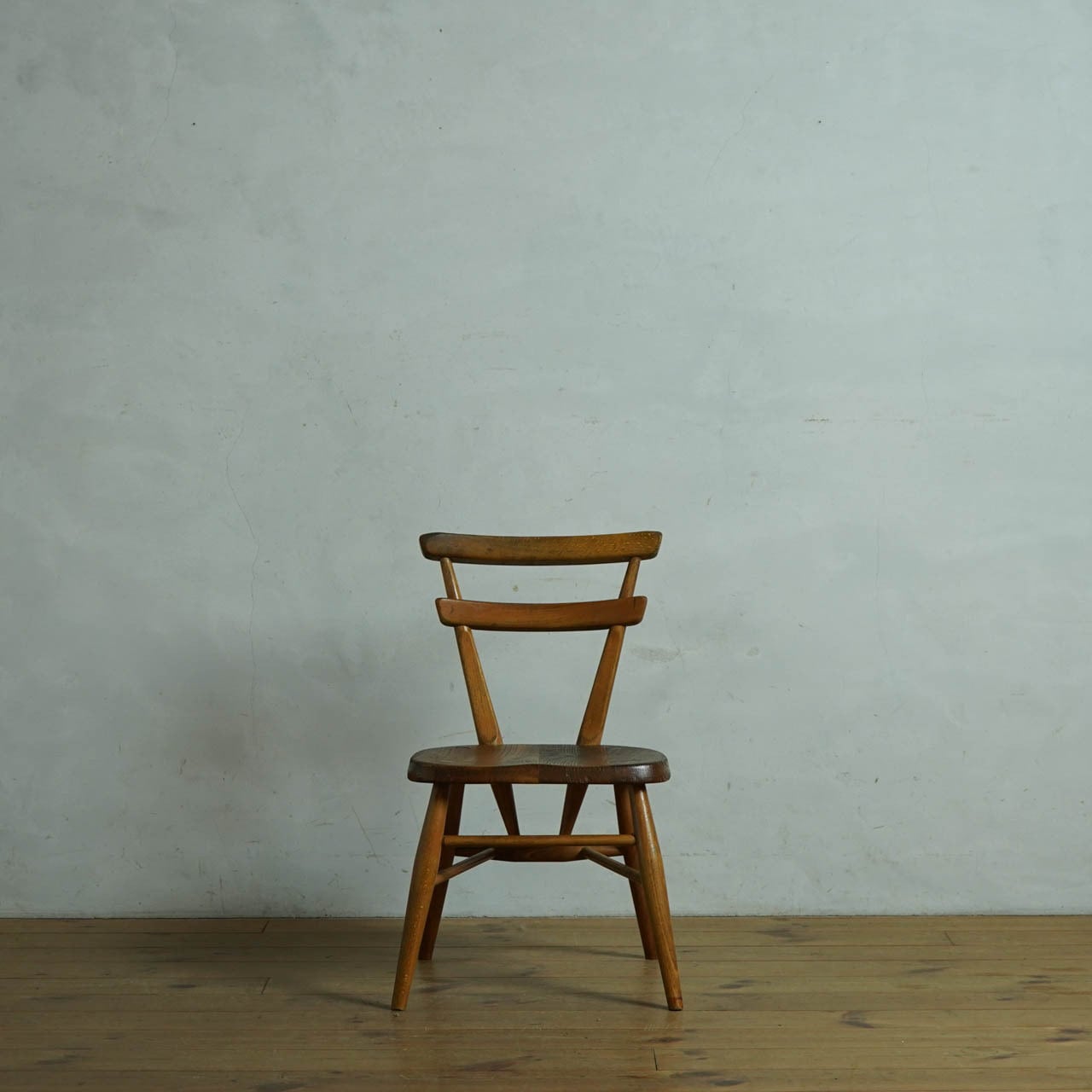 Ercol Stacking School Chair / アーコール スタッキングスクール チェア 【A】〈椅子・スクールチェア・キッズチェア・アンティーク・ヴィンテージ・店舗什器〉112573