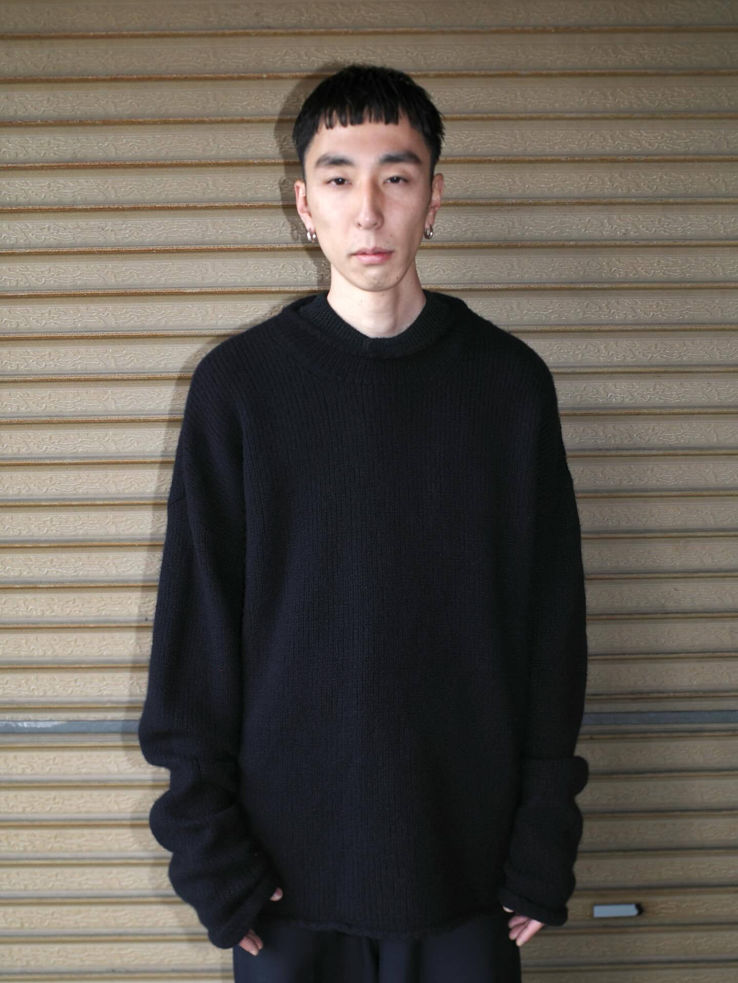 CASEY CASEY SOFTY JUMPER BLACK 25HK031 | BEST PACKING STORE