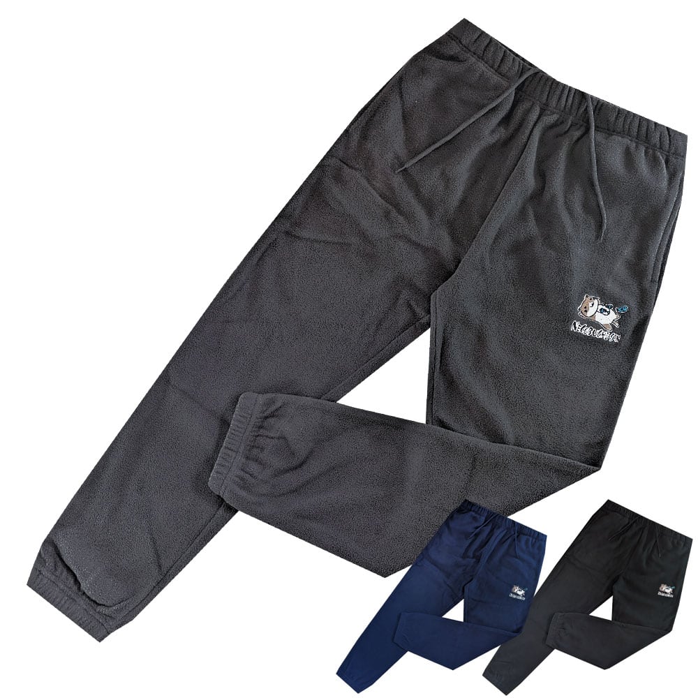 裏フリース ナイロン パンツ メンズ シャカパン ズボン 部屋着