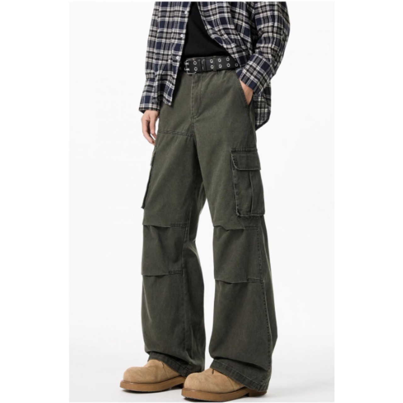 Washed Wide Cargo Pants　TB2568・画像5