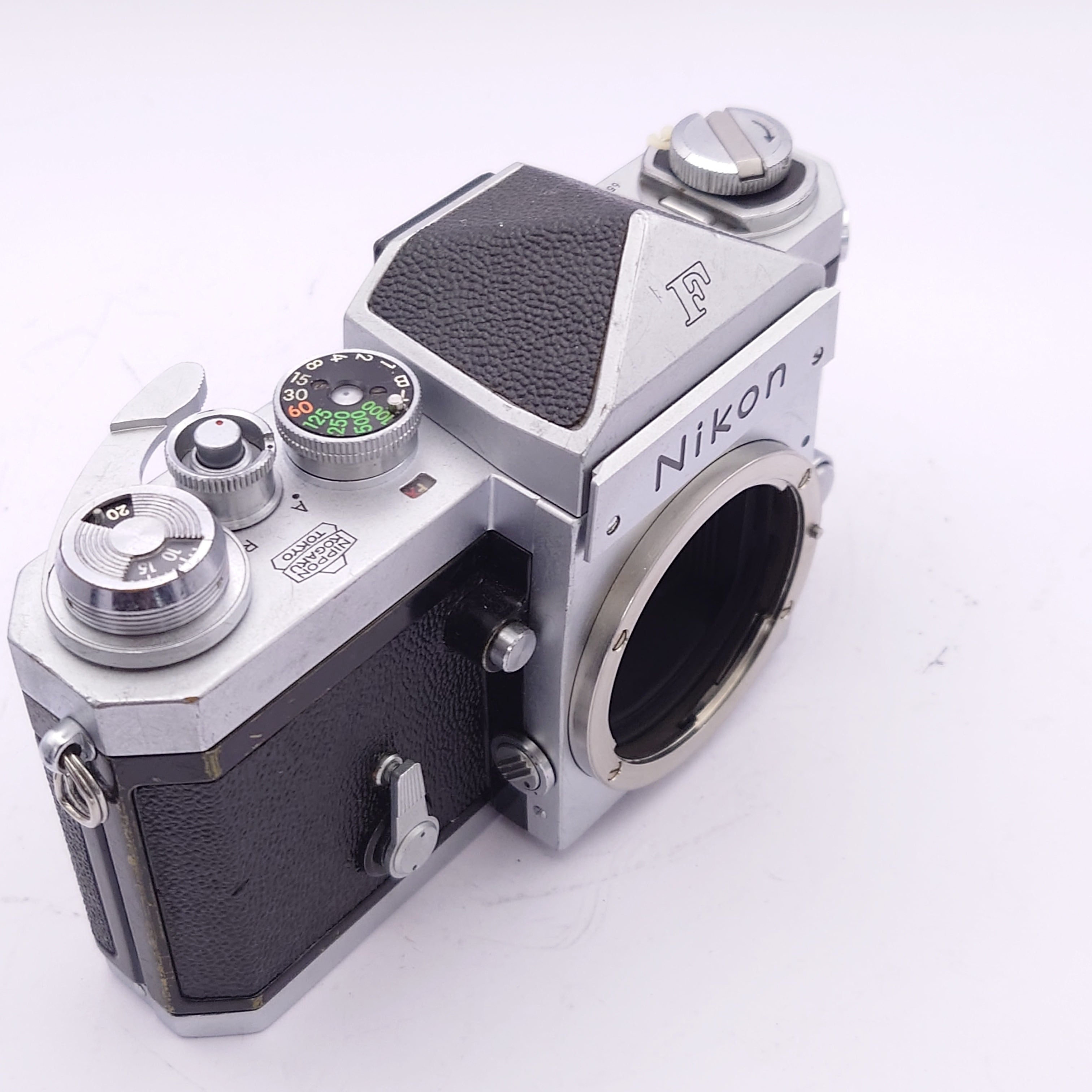 整備済み・フィルム付き】Nikon F アイレベル クローム 653万番台