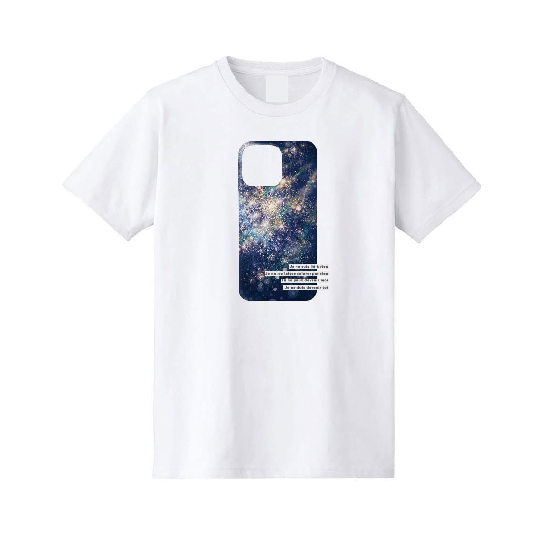 夏想 - 和柄ベーシック白Tシャツ / 5.0oz / カジュアルスマホケース